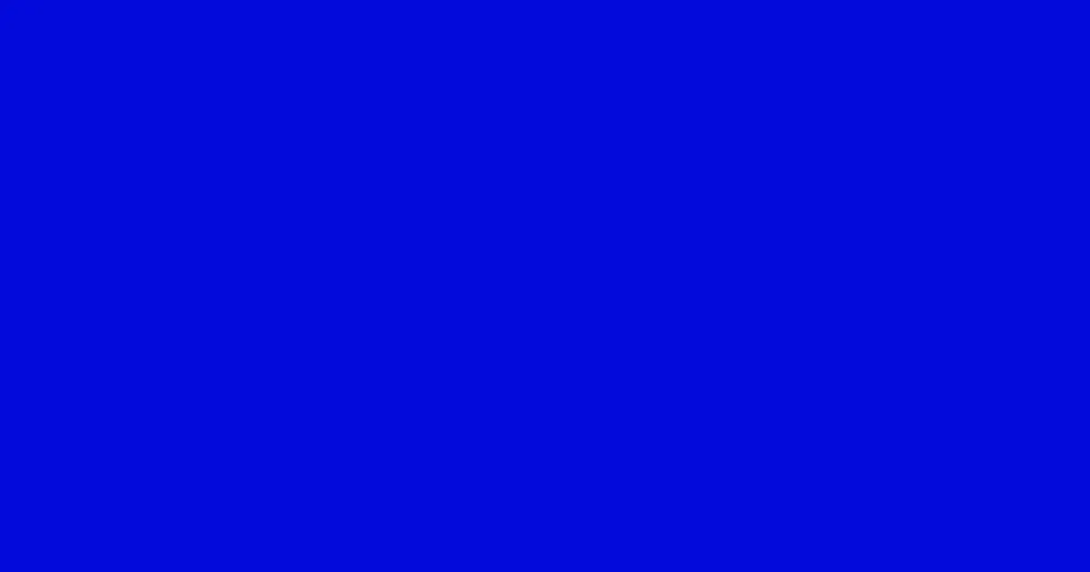 #0209db dark blue color image