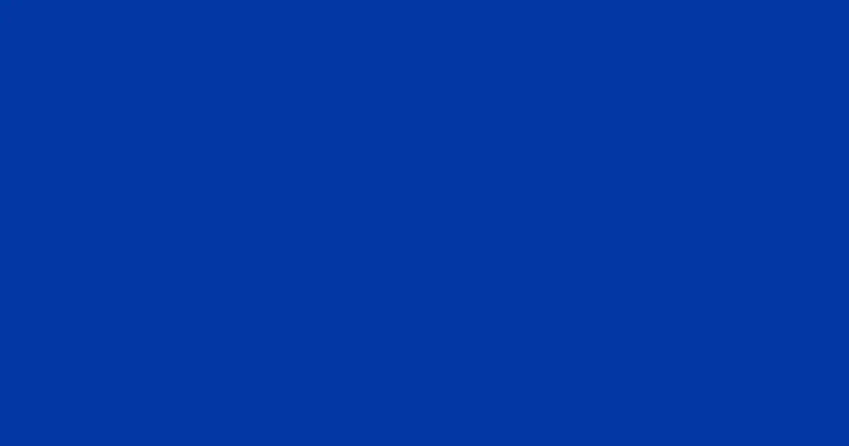 #0238a3 international klein blue color image