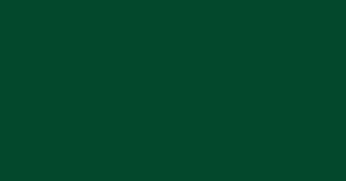 #02452c sherwood green color image