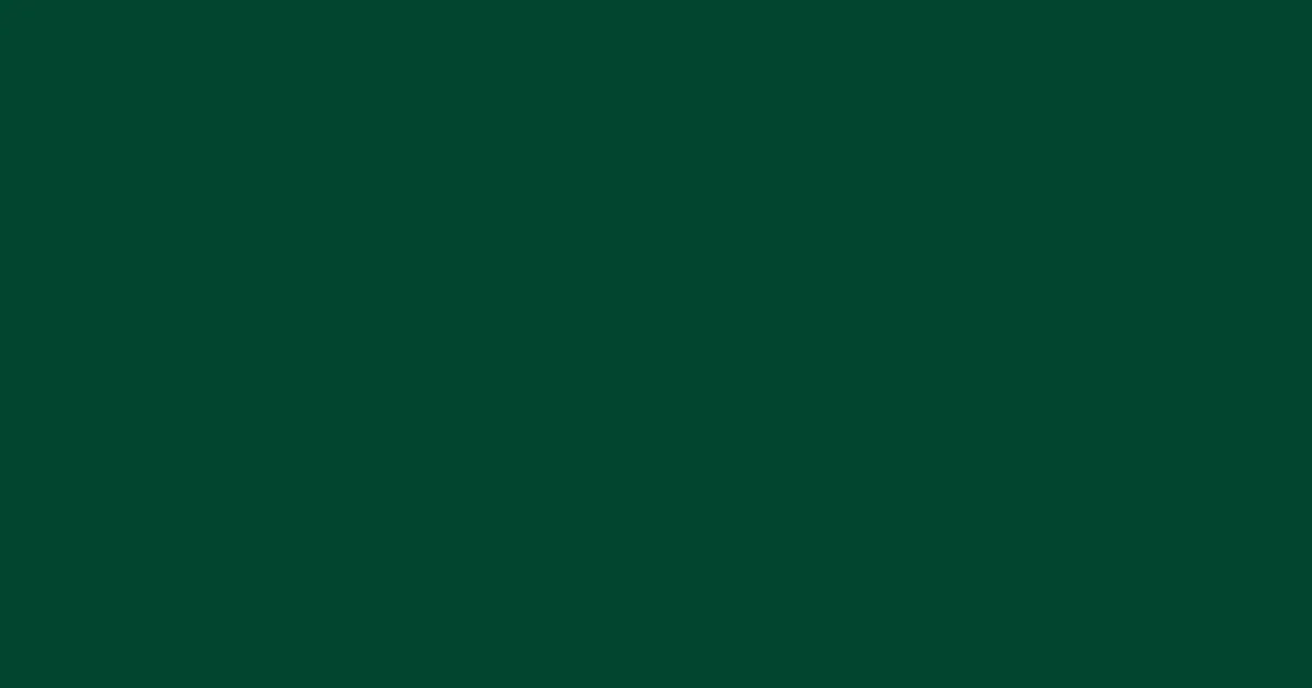 #02452e sherwood green color image