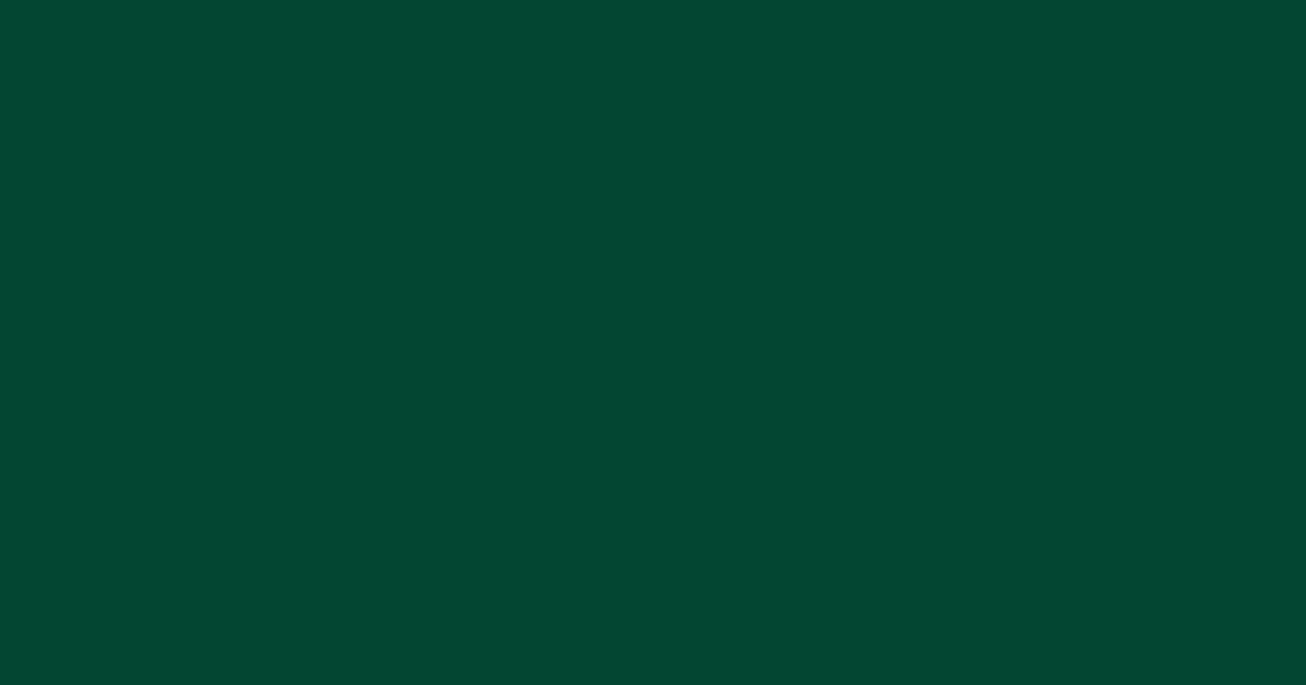 #024631 sherwood green color image