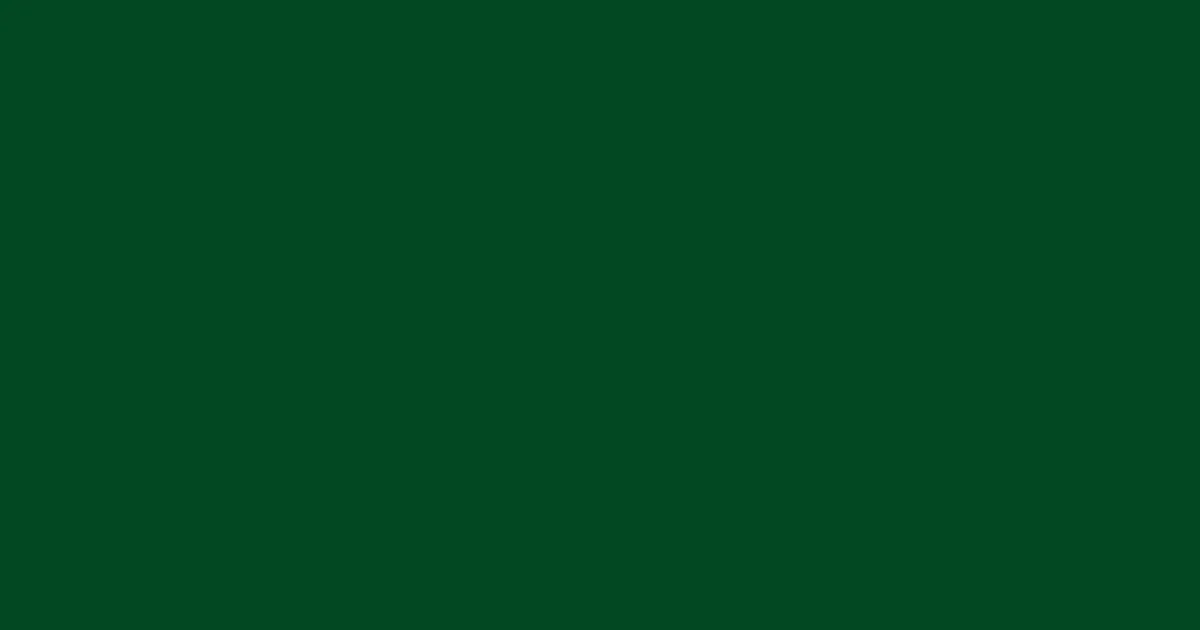 #024824 sherwood green color image