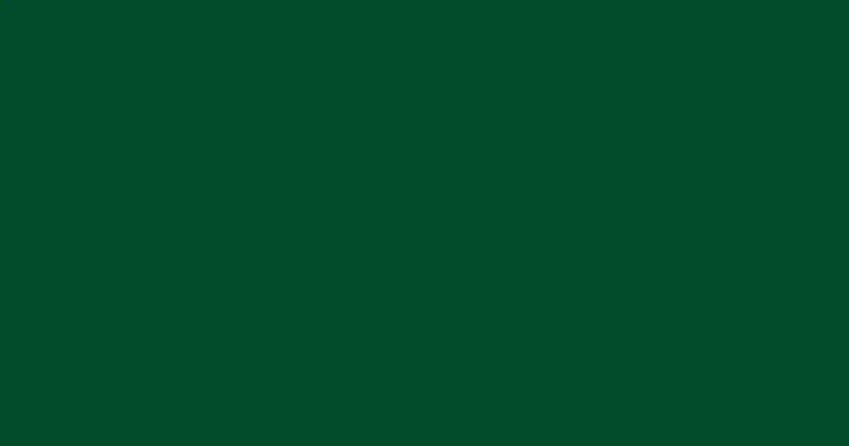 #024c2c sherwood green color image