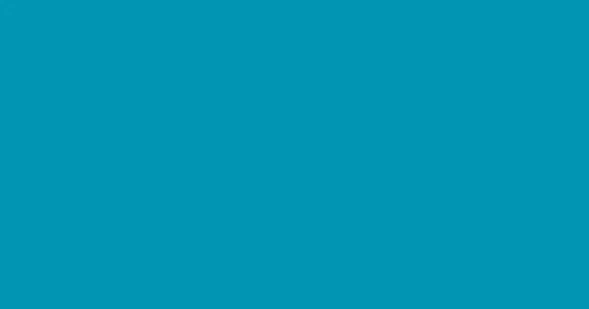 #0297b4 bondi blue color image