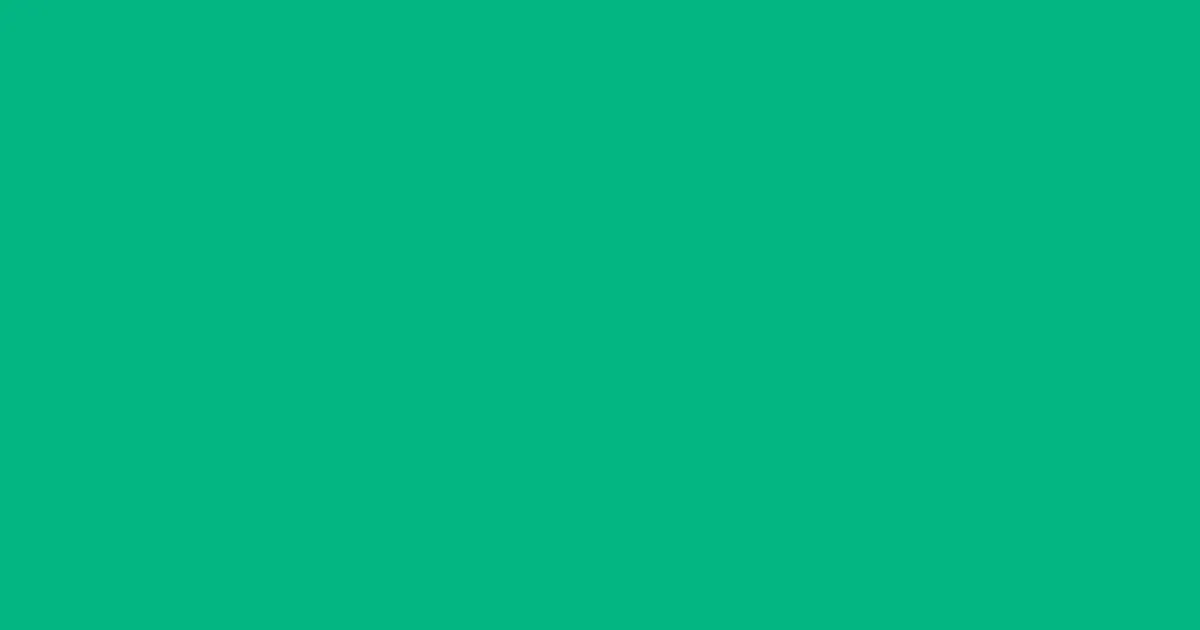 #02b582 persian green color image