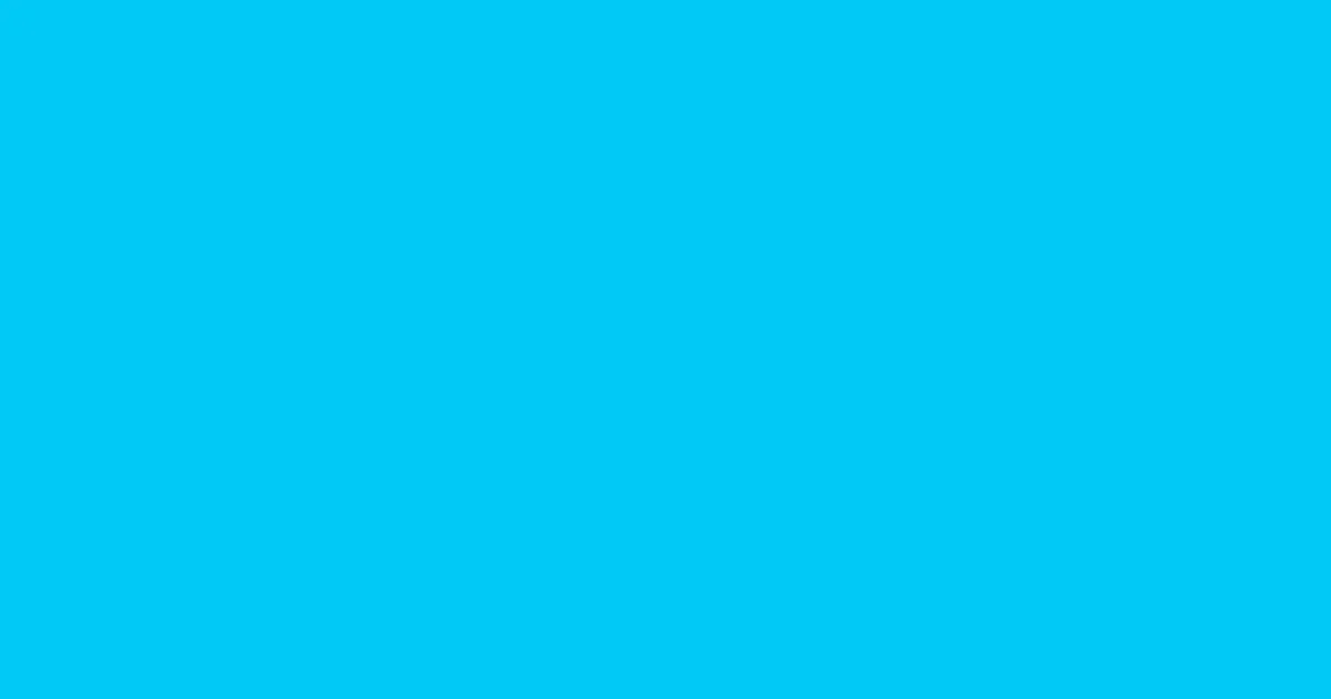 #02c9f5 bright turquoise color image