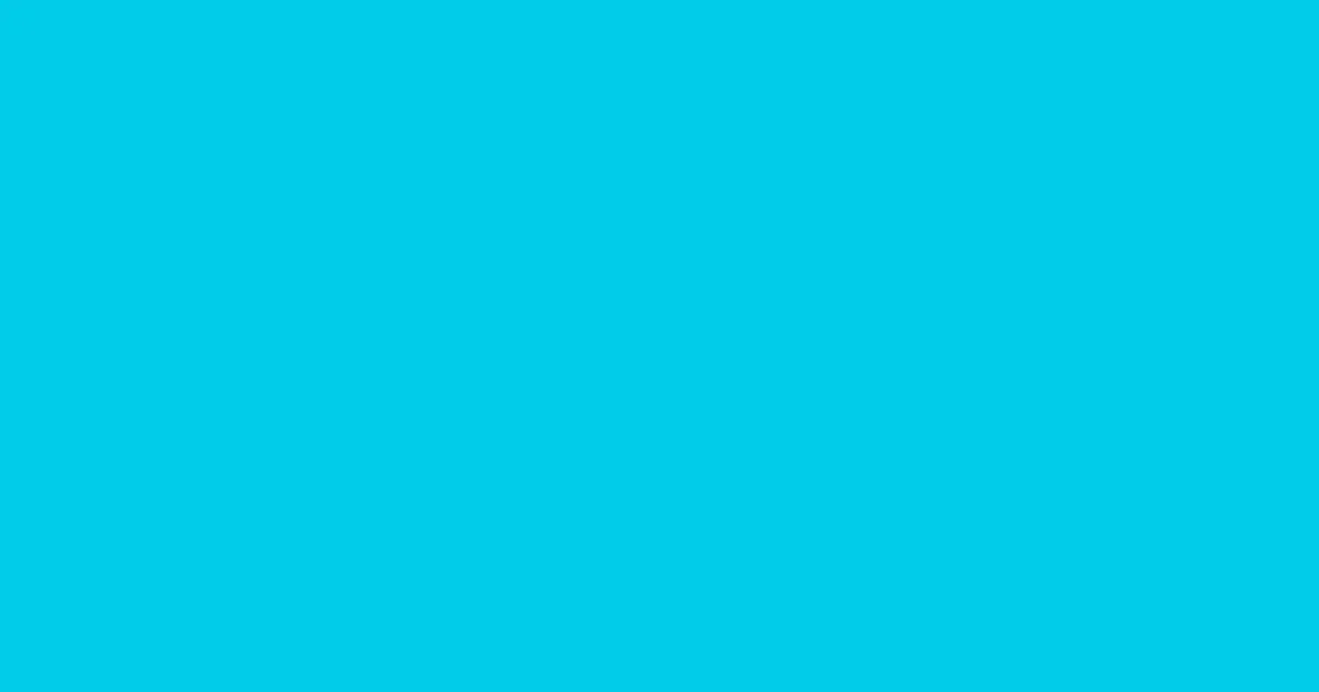 #02ccea bright turquoise color image