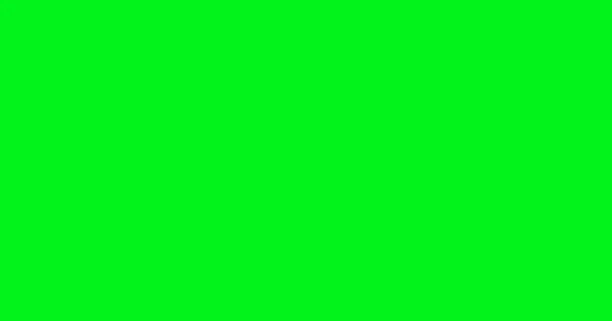 #02f41a green color image