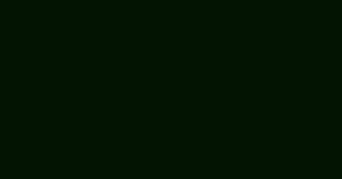 #031303 black forest color image