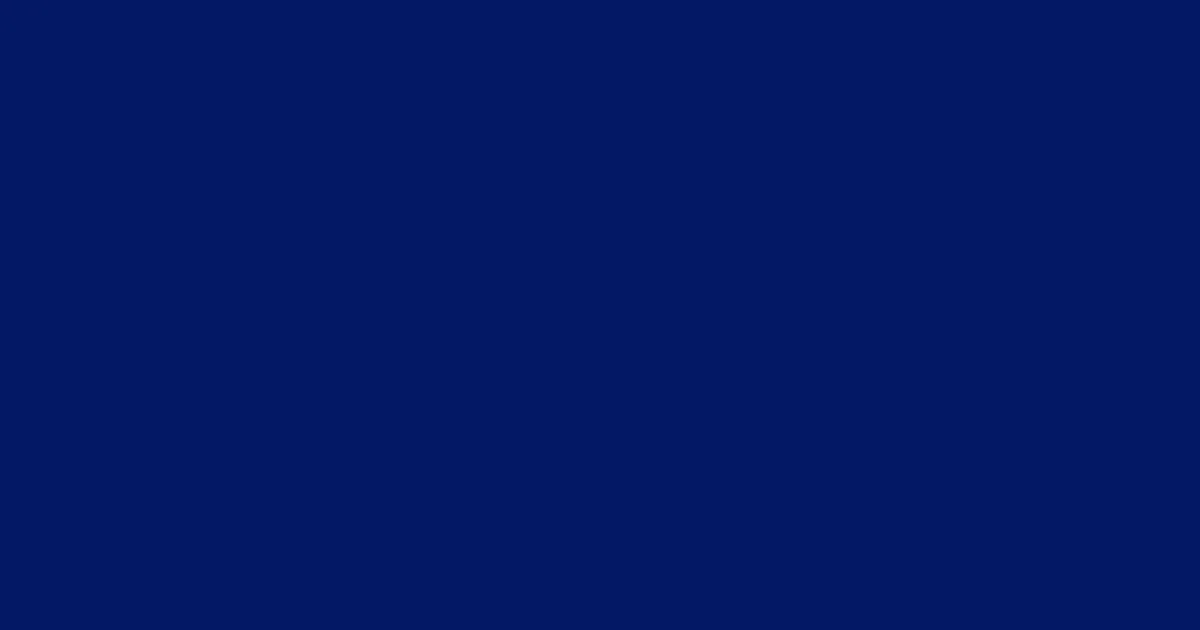#031965 gulf blue color image