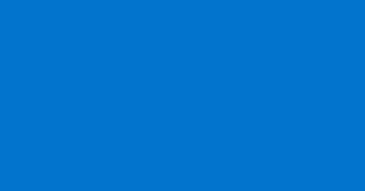 #0373cd science blue color image
