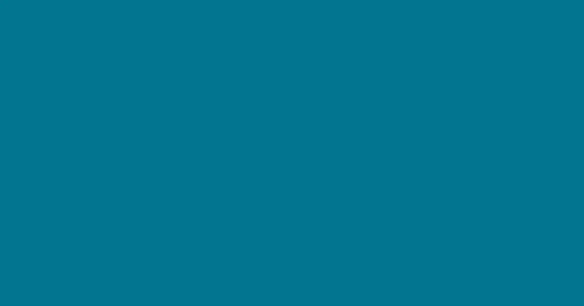 #037691 blue lagoon color image