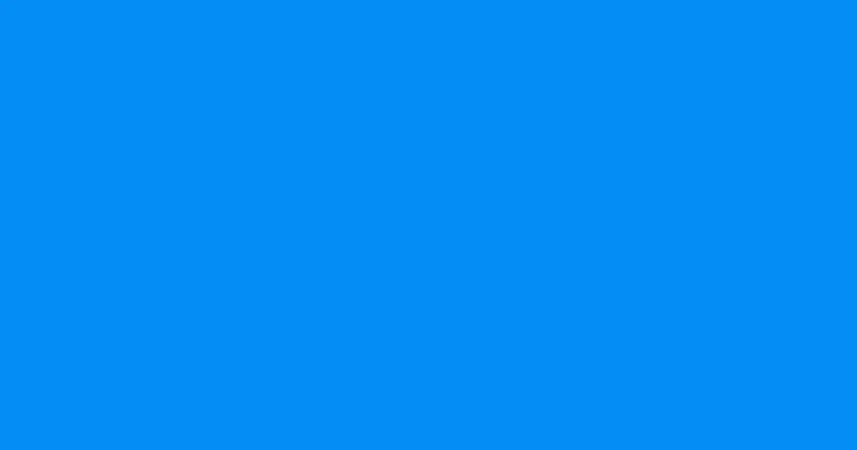 #038df5 azure radiance color image