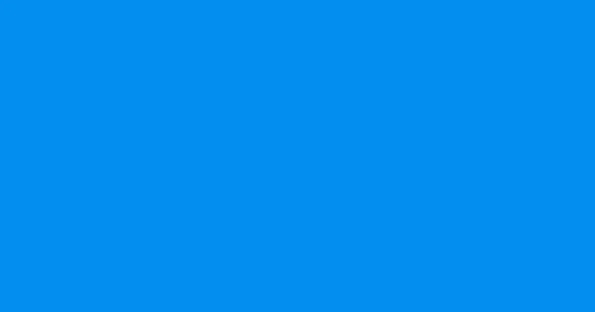 #038eee azure radiance color image
