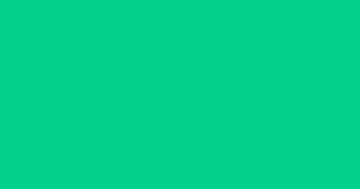 #03cf88 caribbean green color image