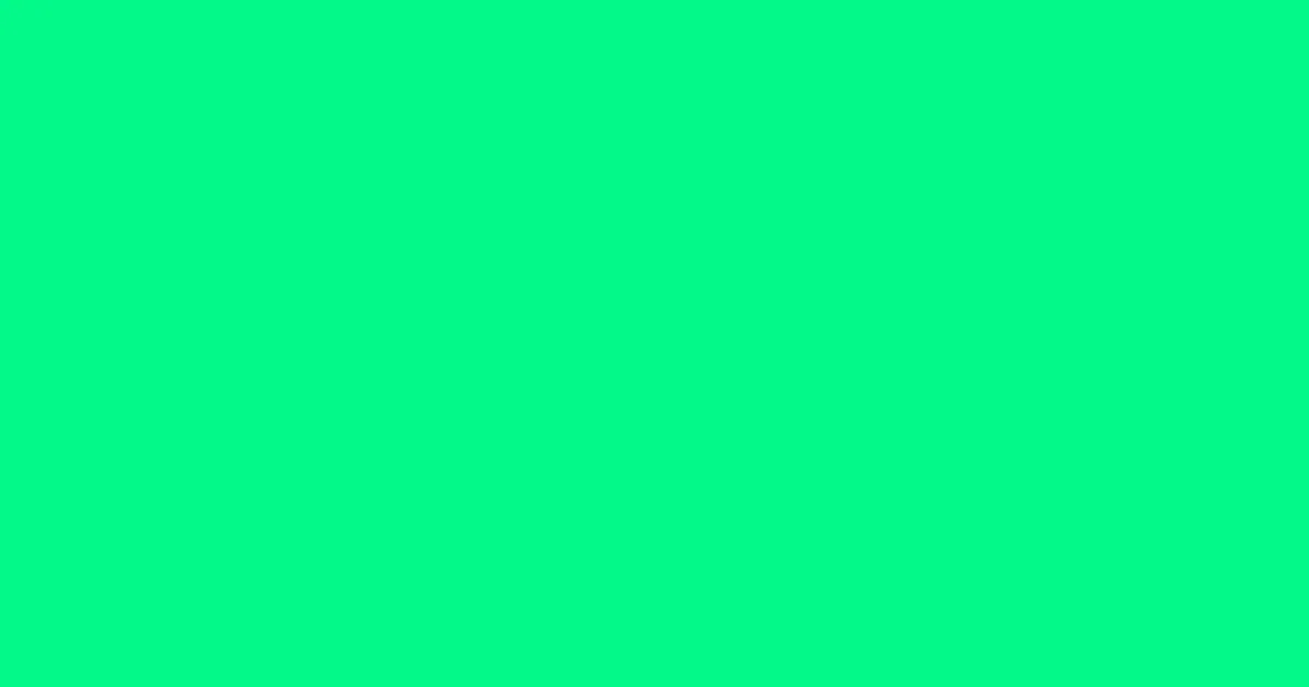 #03f989 spring green color image