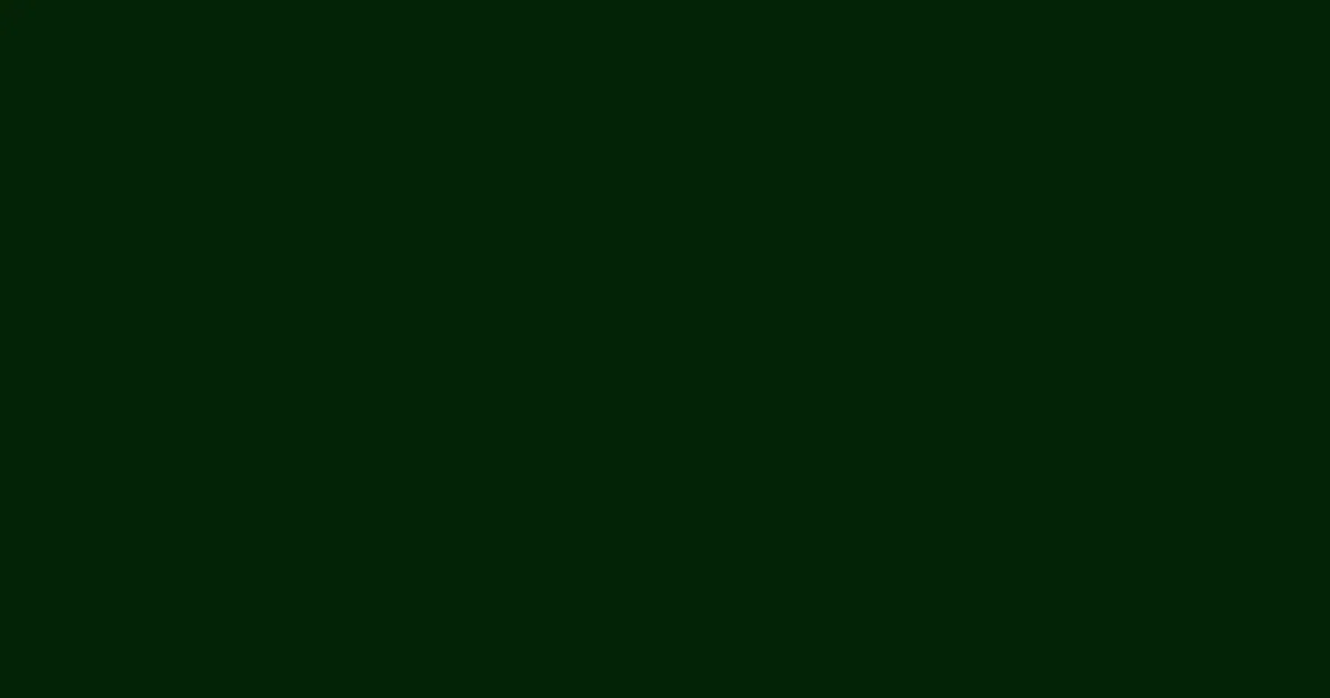 #042307 dark fern color image