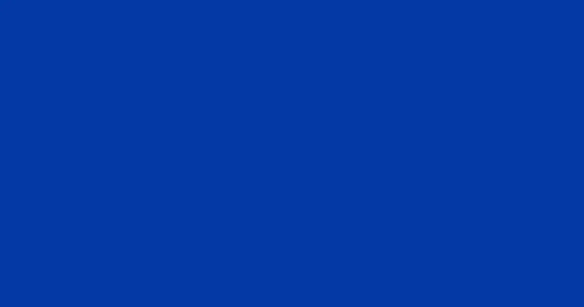 #0439a3 international klein blue color image