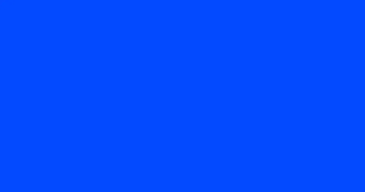 #044aff blue ribbon color image