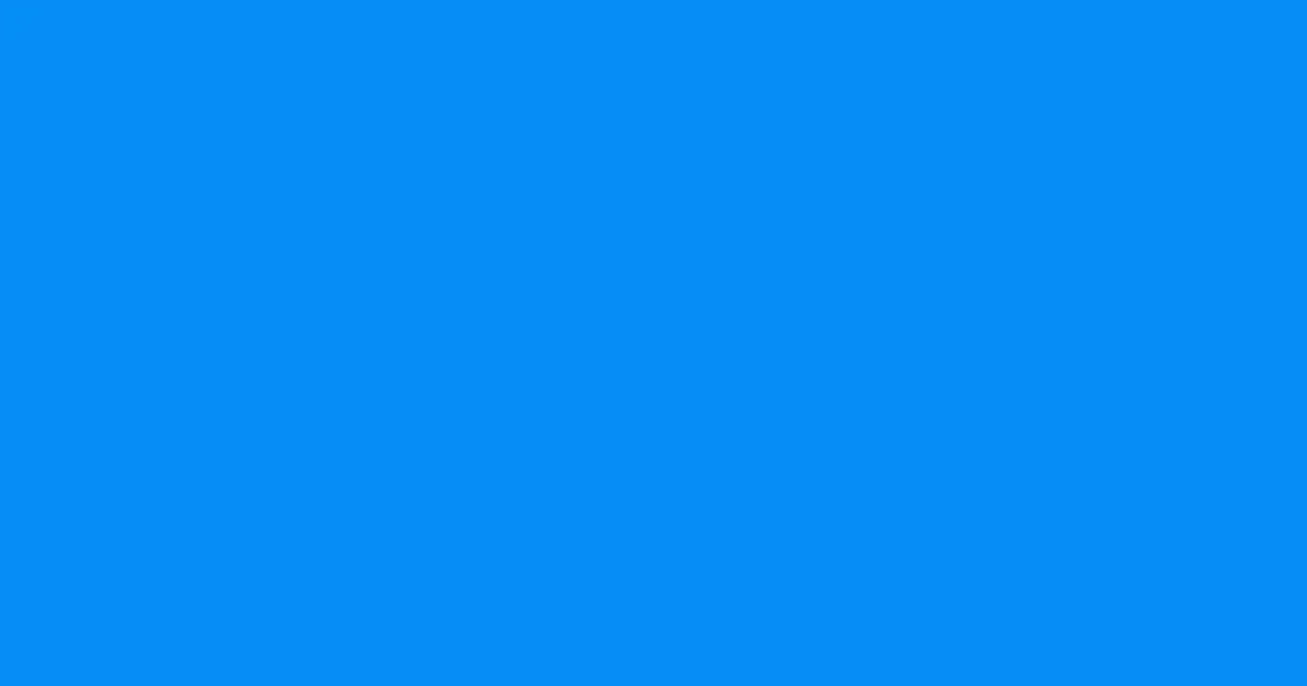 #048ef6 azure radiance color image