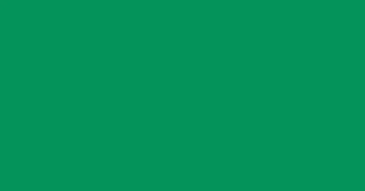 #04935a green haze color image
