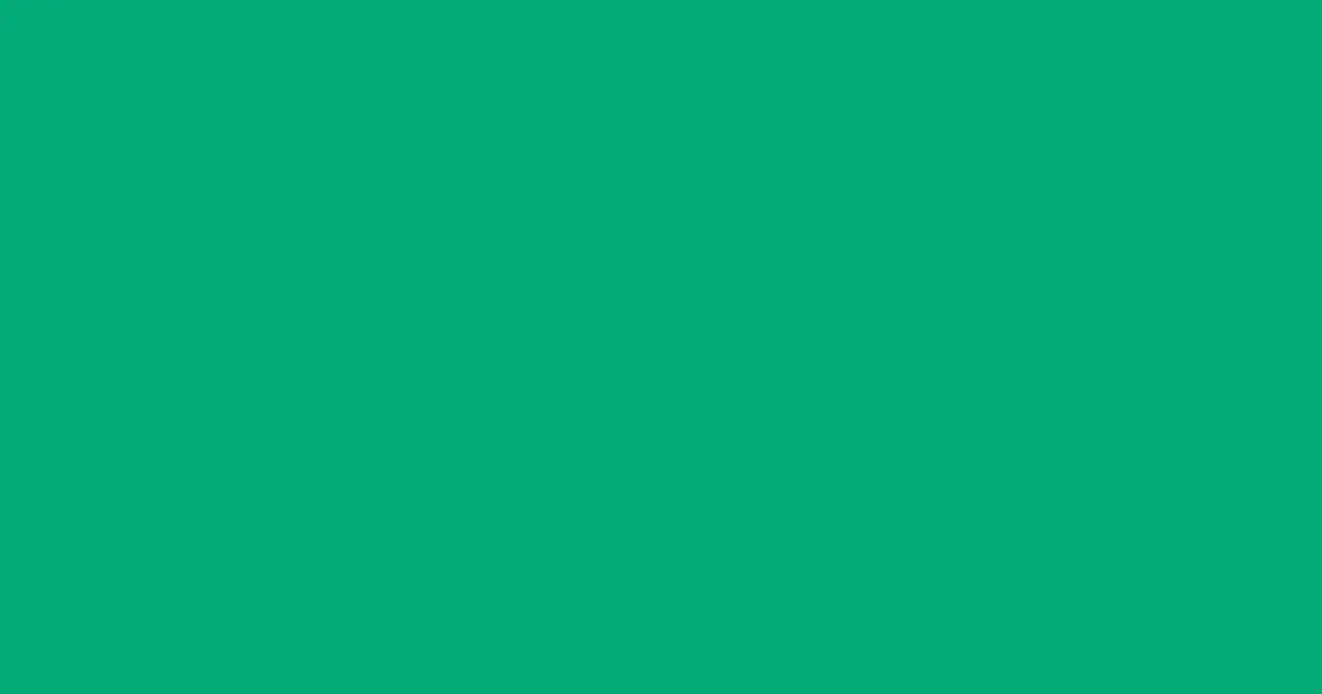 #04ac77 jade color image