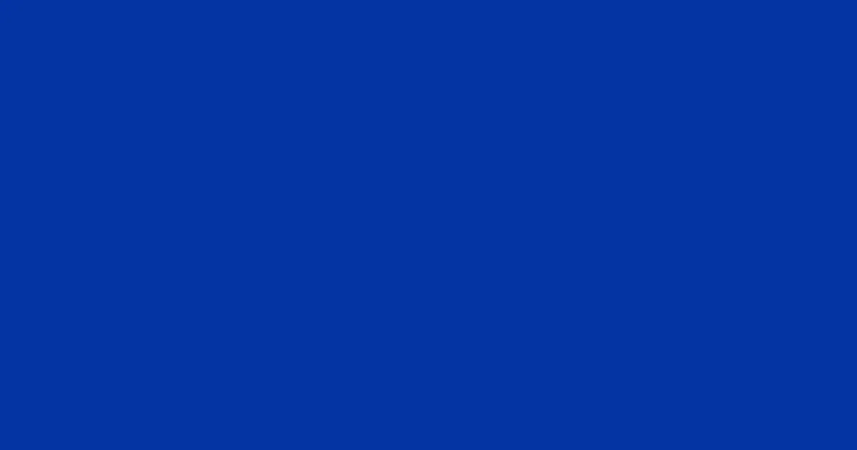 #0534a3 international klein blue color image