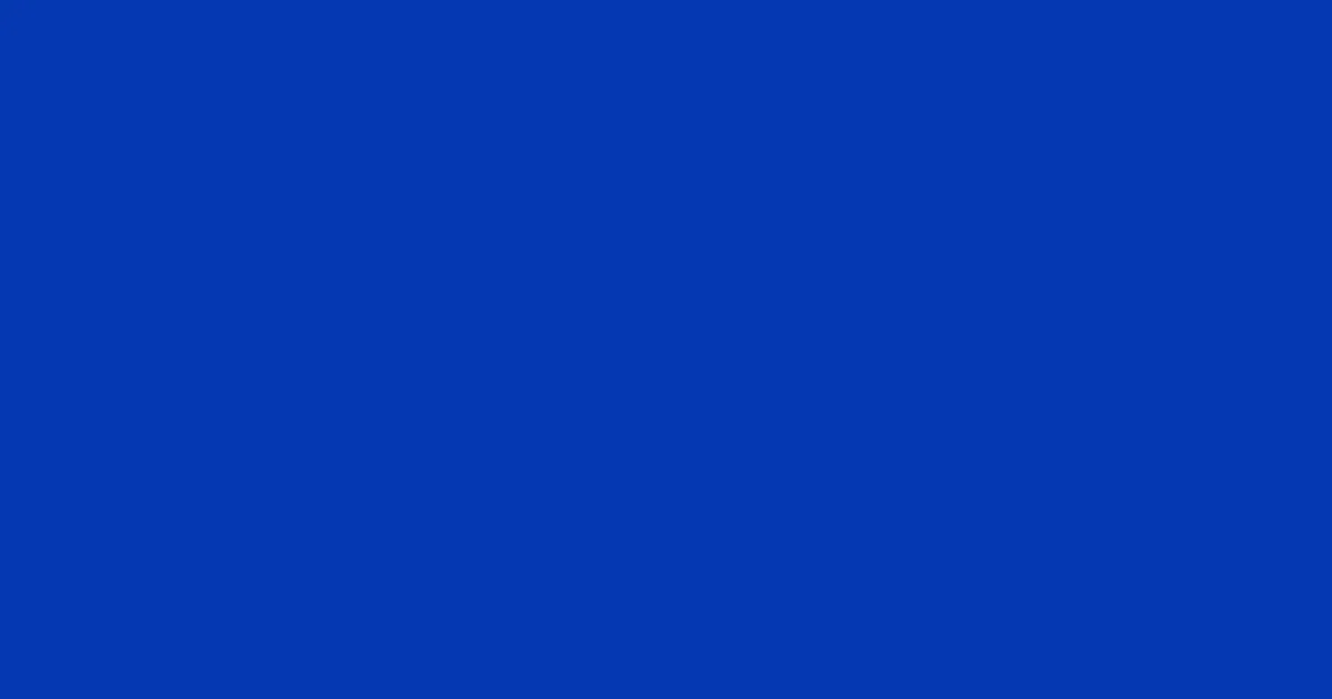 0538b1 - International Klein Blue Color Informations