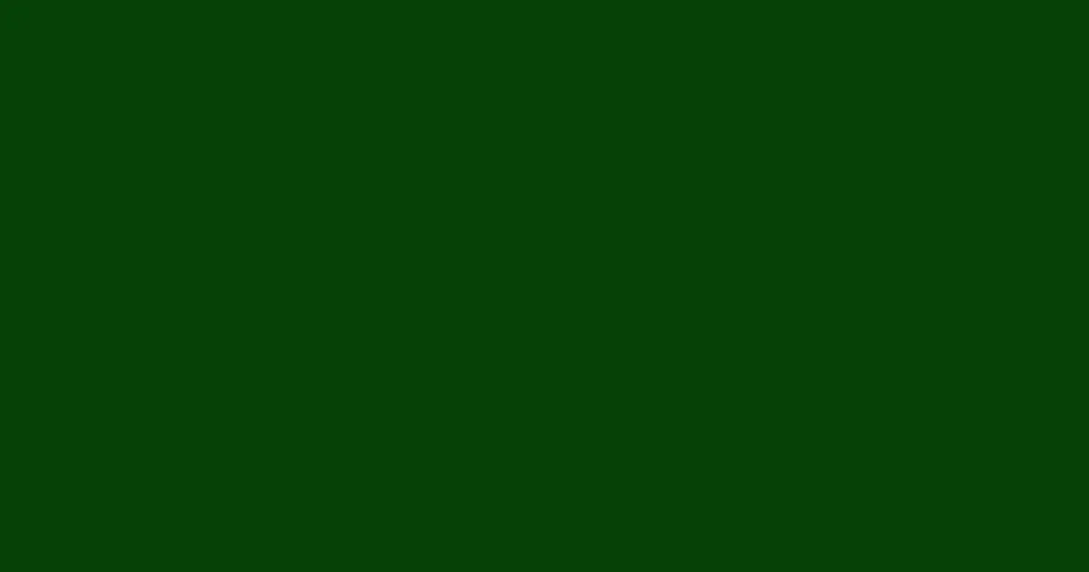 #054106 dark fern color image