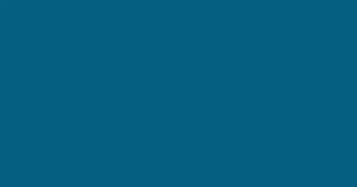#055f81 venice blue color image