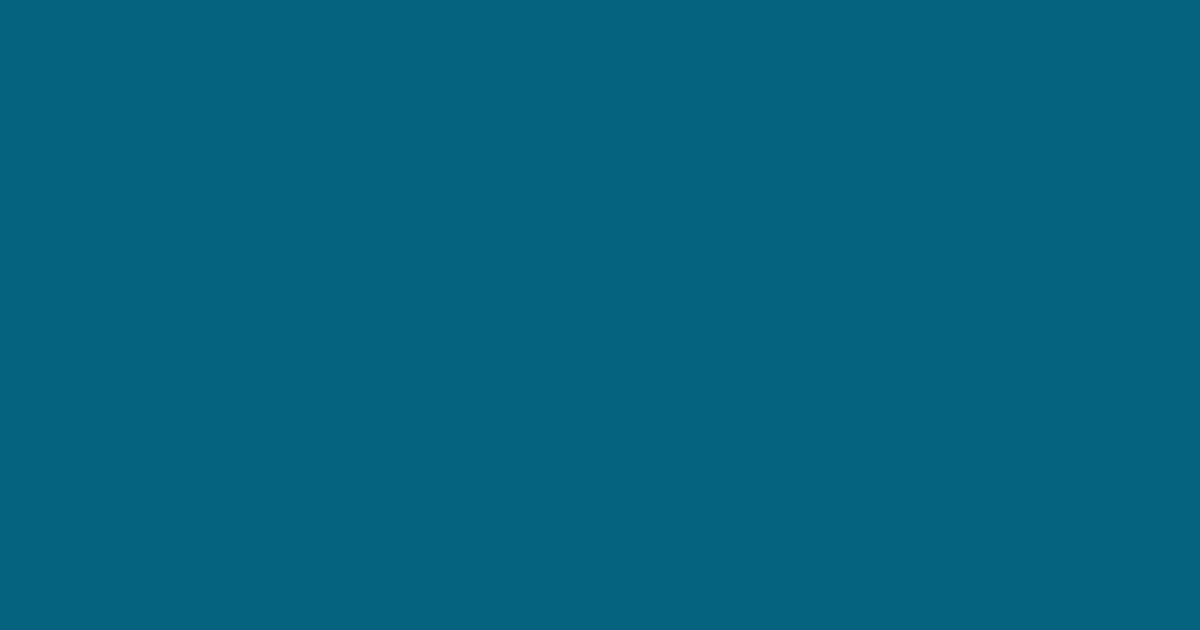 #05637f venice blue color image