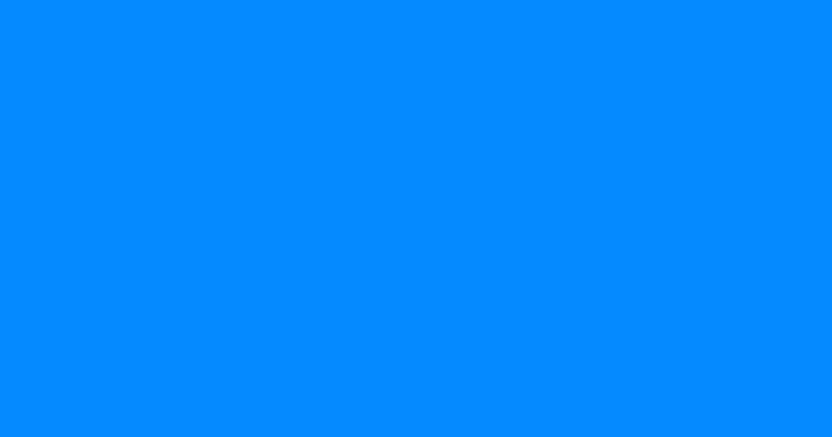 #058afd azure radiance color image