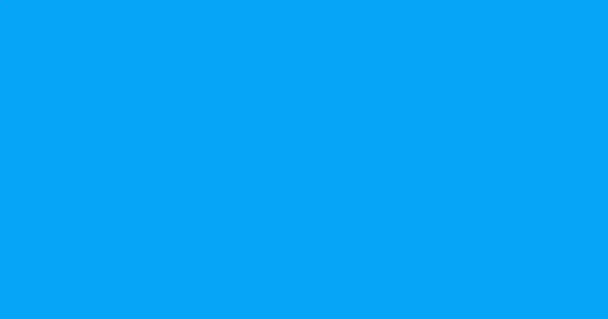 #05a5f7 azure radiance color image