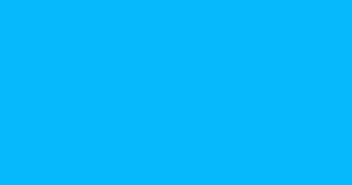 #05b9fc dodger blue color image