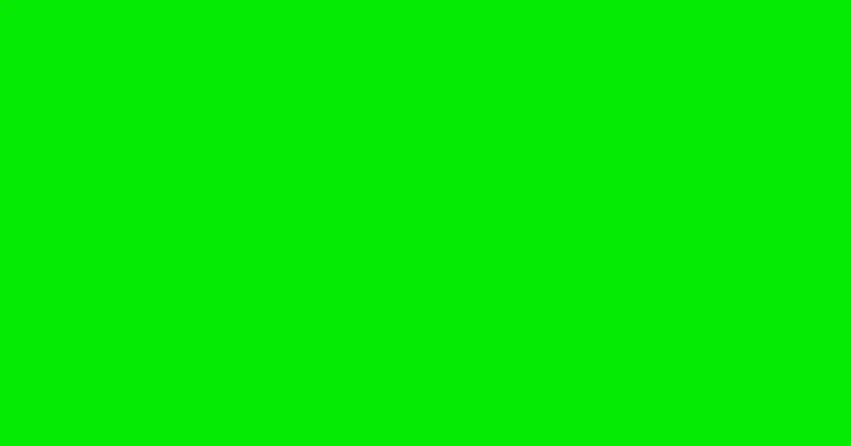 #05ea02 green color image
