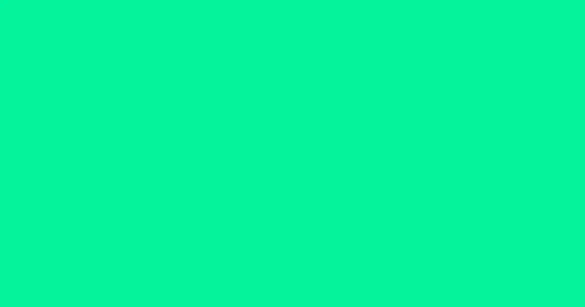 #05f59d spring green color image