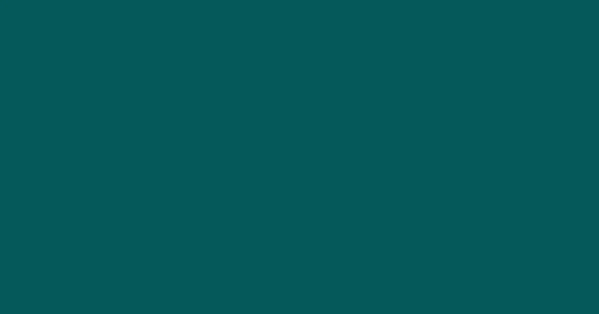 #06595b deep sea green color image