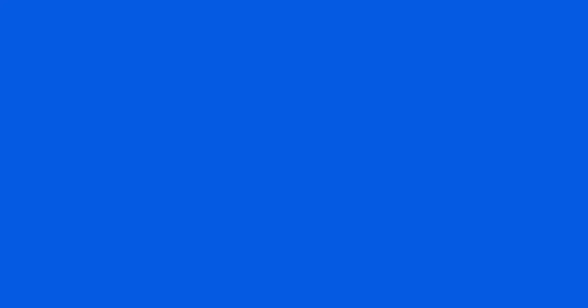 #065ae2 science blue color image
