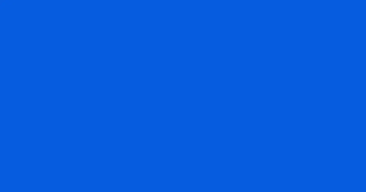 #065cde science blue color image