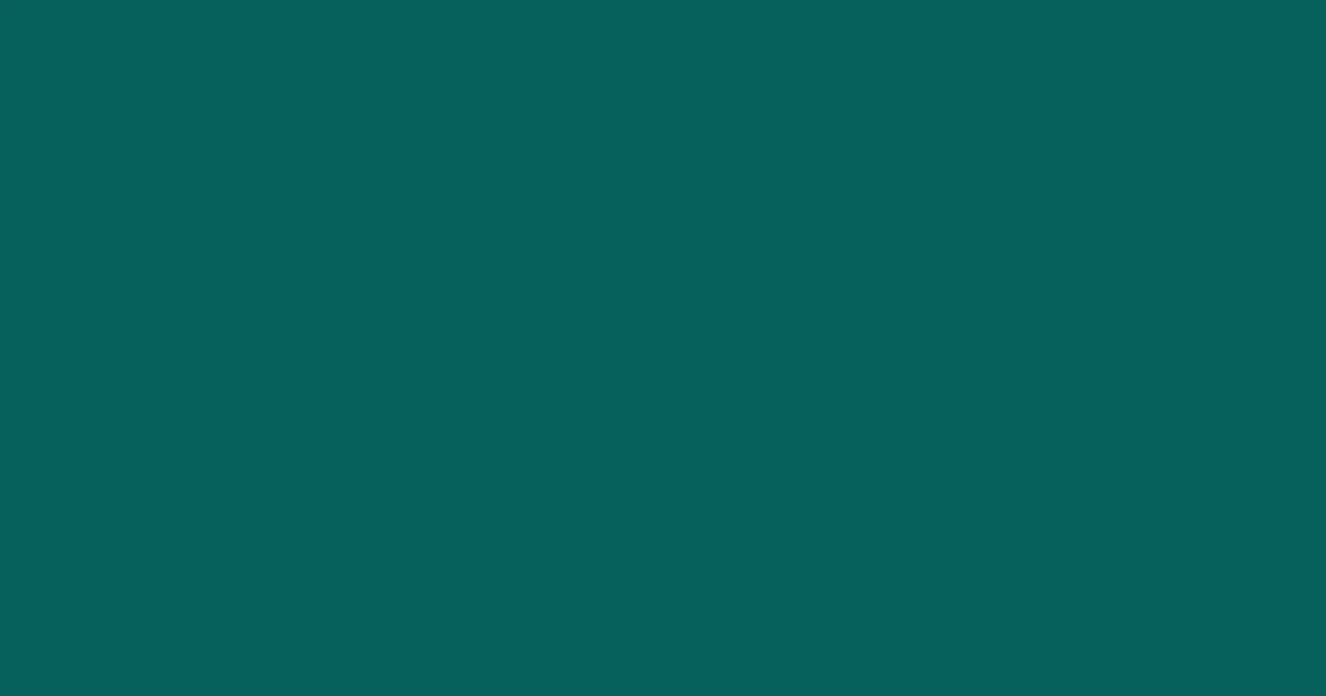 #06605b deep sea green color image