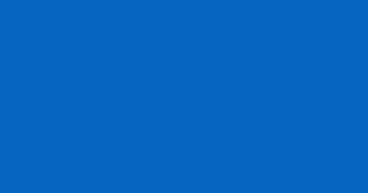 #0665bd science blue color image