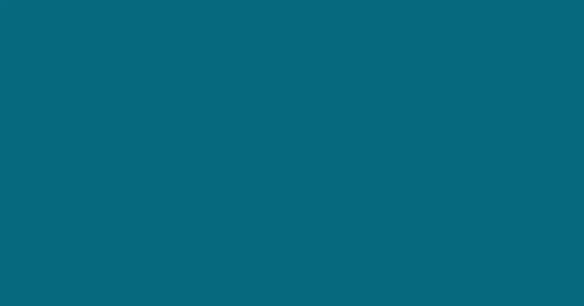 #06697f venice blue color image