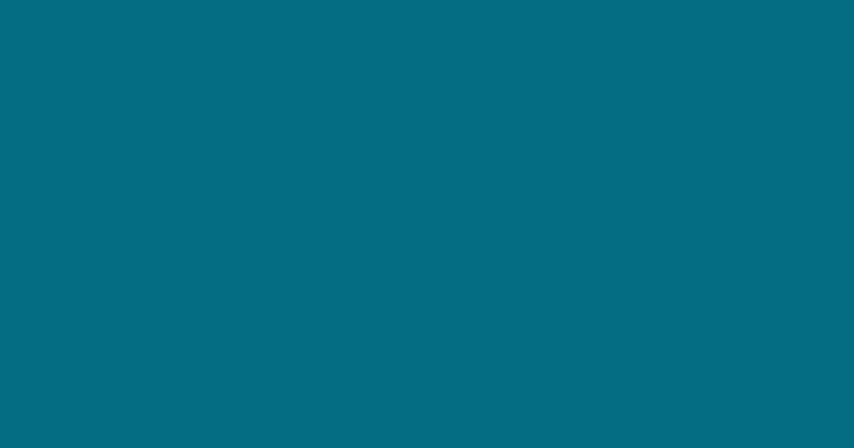 #066d82 venice blue color image
