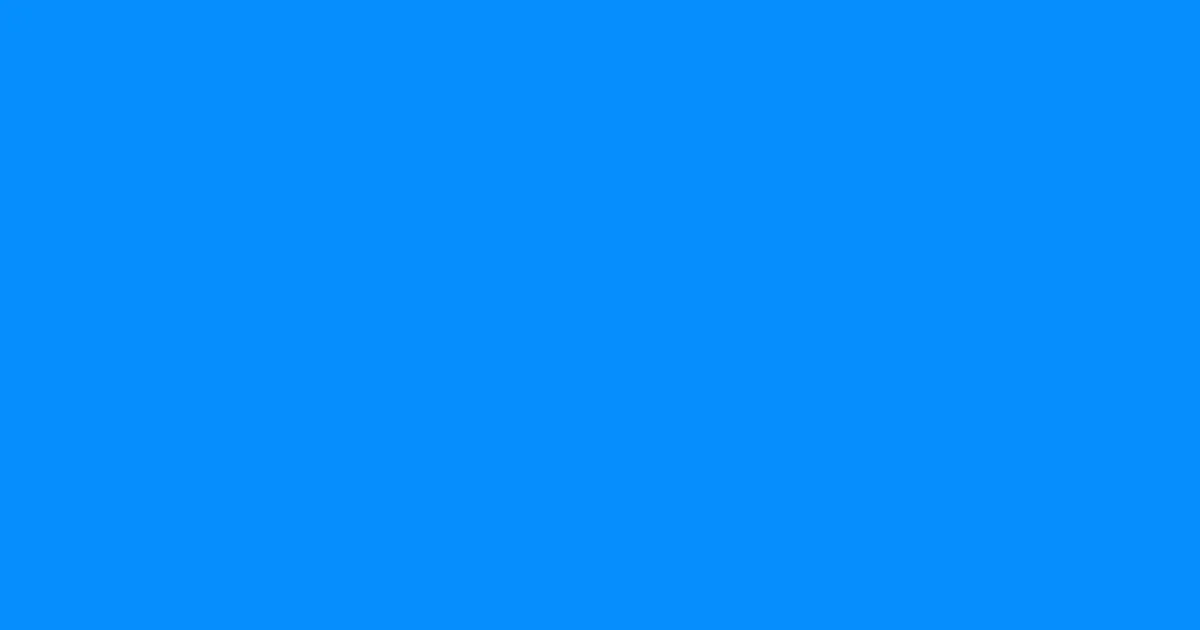 #068ffd azure radiance color image