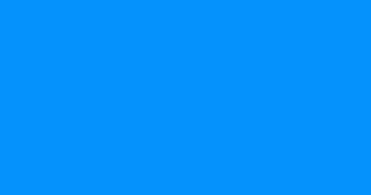 #0692fb azure radiance color image