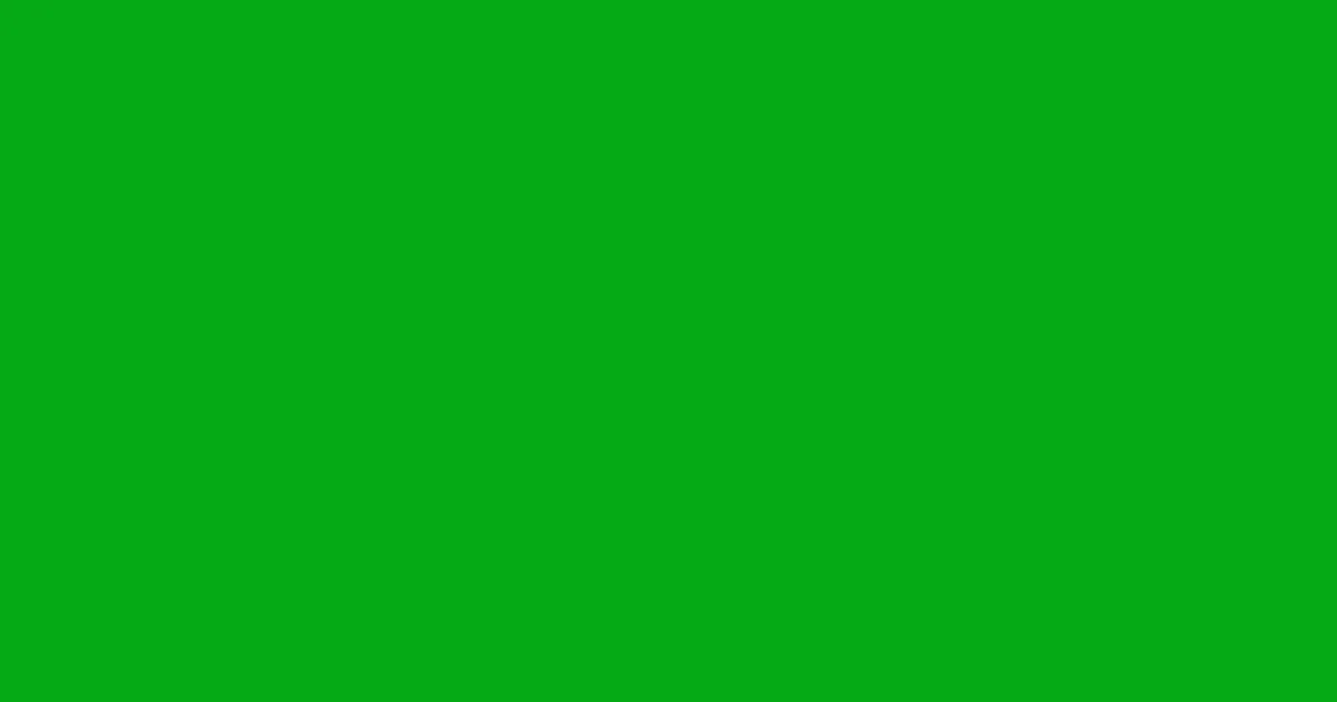 #06aa15 slimy green color image
