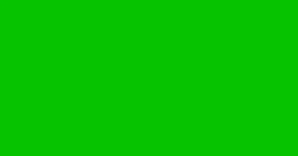 #06c300 green color image