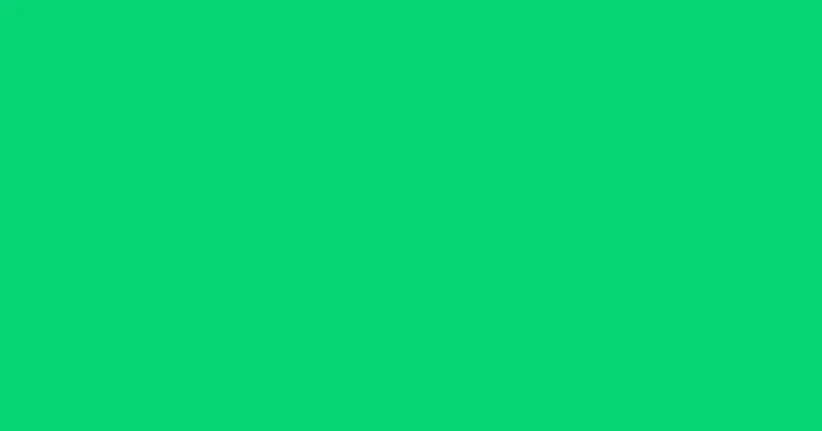 #06d474 malachite color image