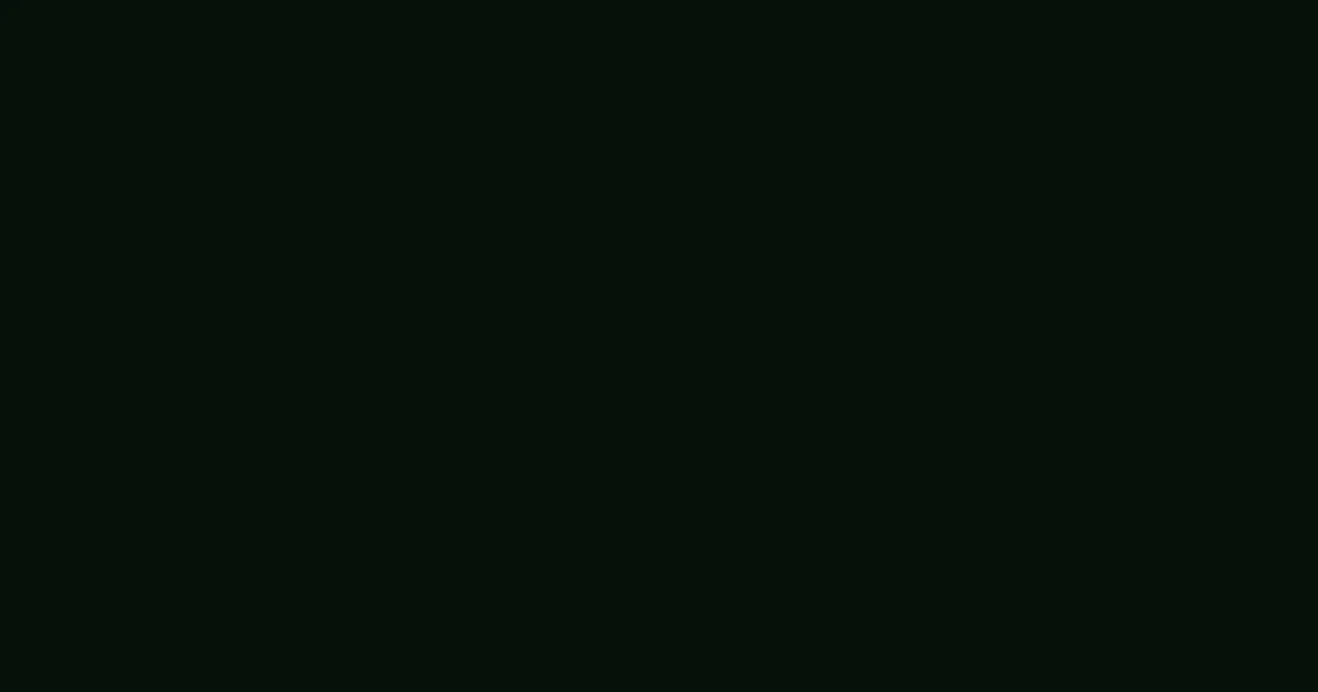 #07110a racing green color image