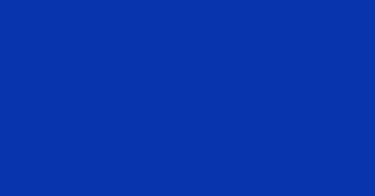 #0734ad international klein blue color image